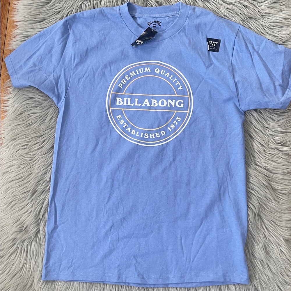 Billabong Light Blue Short Sleeve Tee